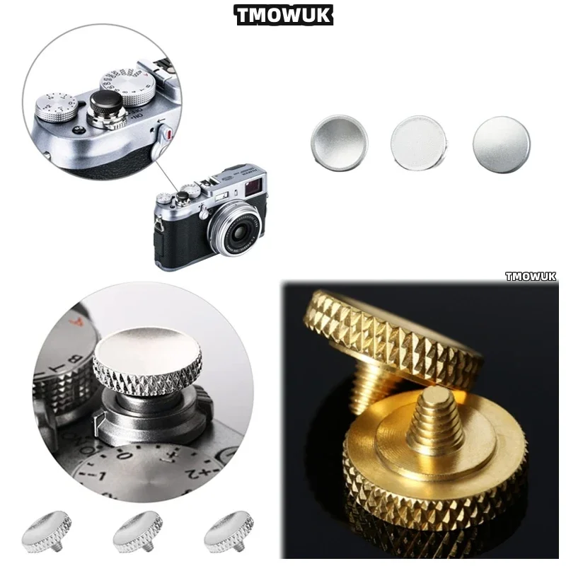 

For Sony RX10 II III IV A7M2 M2 M3 M4 M5 A6000 Shutter Release Button Aluminum Concave Parts