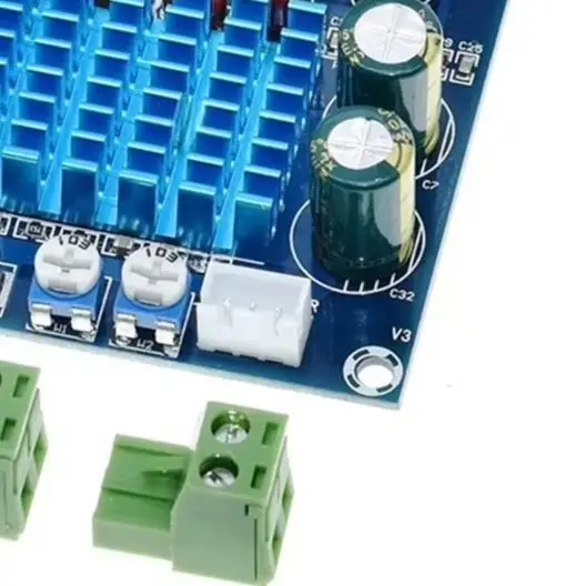 High Power Digital Audio Board M572 For For TPA3116D2 120W 8 Ohm Power Booster 8-28V Compact Blue DIY Speaker