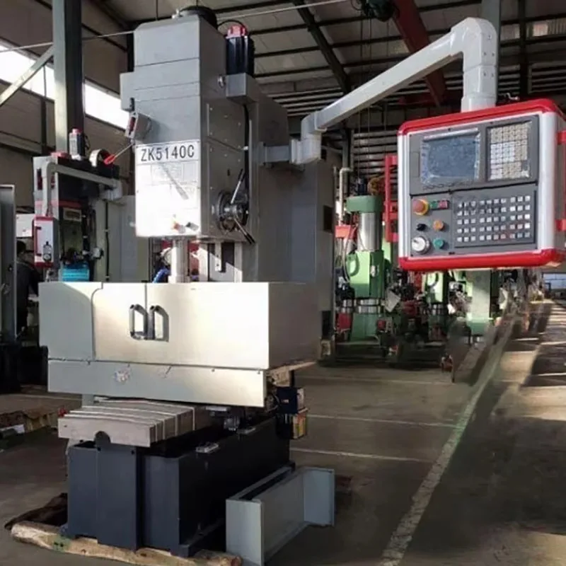 Posizionamento automatico di precisione verticale Drilg Hine Zk5140 Servomotore a coppia elevata Sistema di controllo numerico Nuova pompa