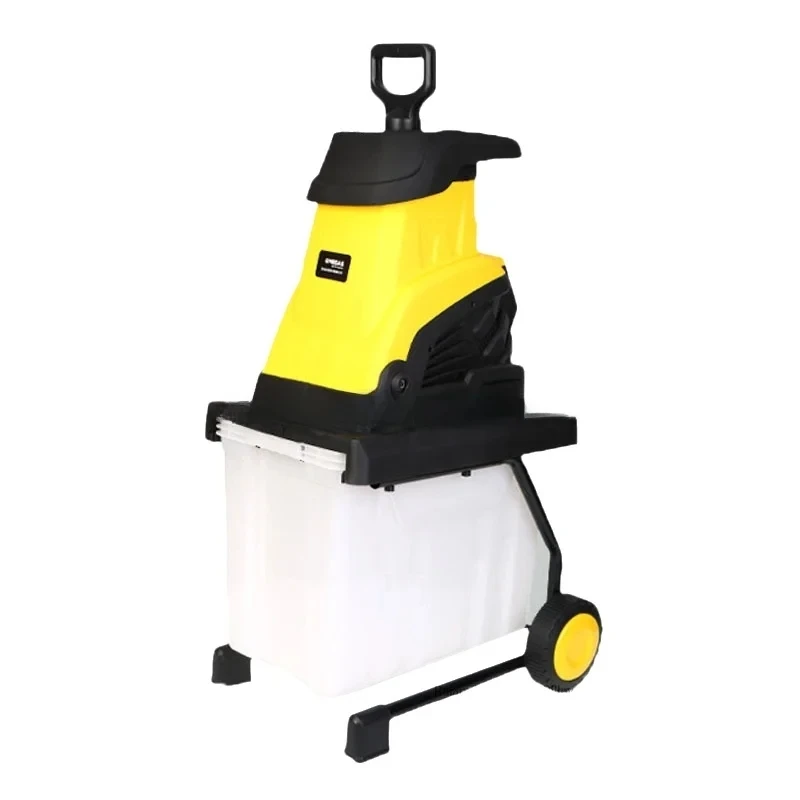 2500W Electric Branch Shredder 220V Small Home Garden Tree Branch Shredder High Power Wood Chipper Leaves Trees