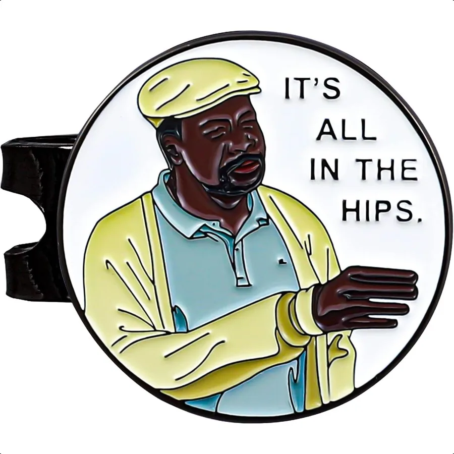 

Golf Ball Marker with Magnetic Hat Clip Funny Golf Gift