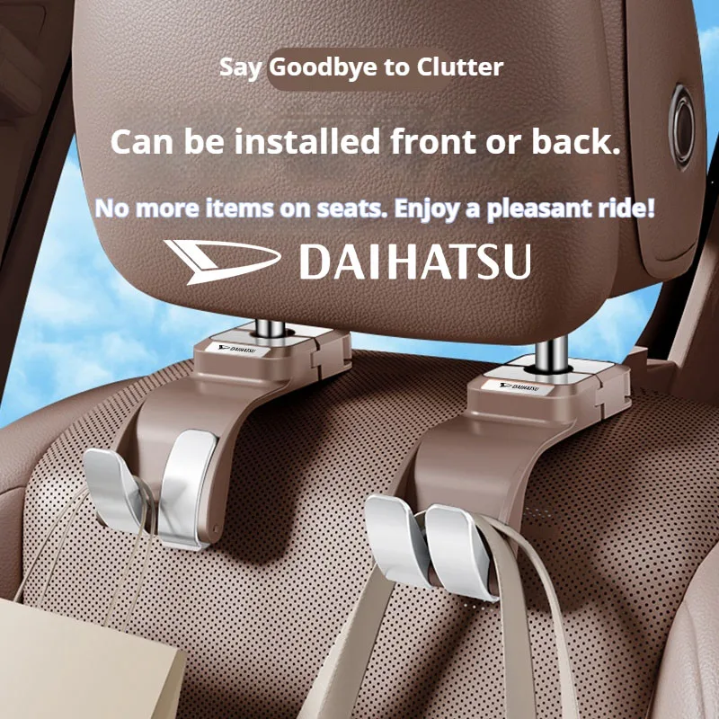 Car Seat Back Hook For Daihatsu Sirion 2 Terios Sirion 2 Ipsum Car Seat Headrest Hooks Hanger Storage Organizer Accessories view 4