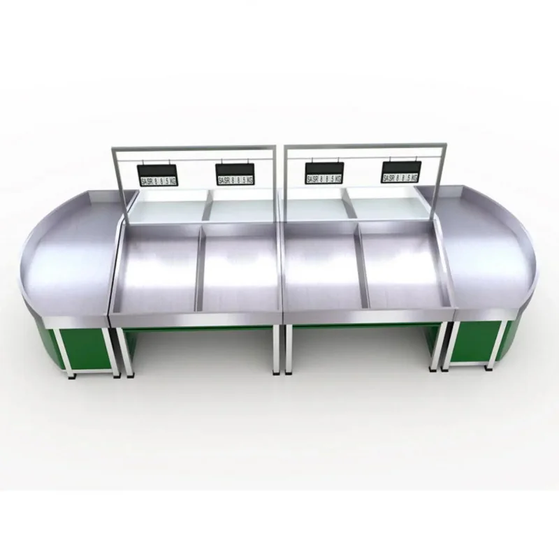 custom.Stainless Steel Fruit and Vegetable Display Rack Stand Grocery