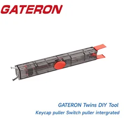 GATERON Twins Keycap Puller Switch Puller Intergrated Customized DIY Tool for Gaming Mechanical Keyboard