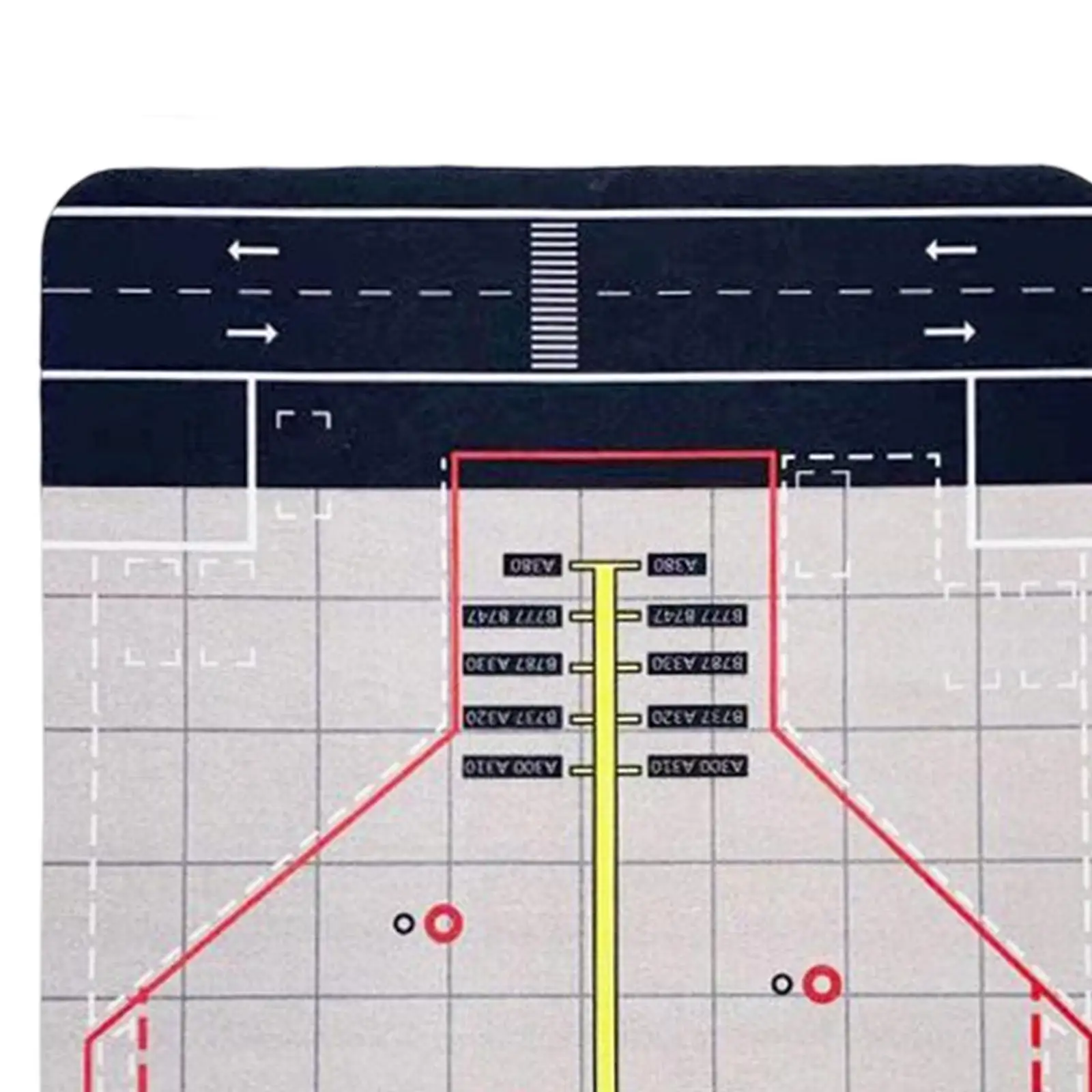 Rubber 1/200 Aircraft Parking Apron Kids Adults Gifts for Collections Display