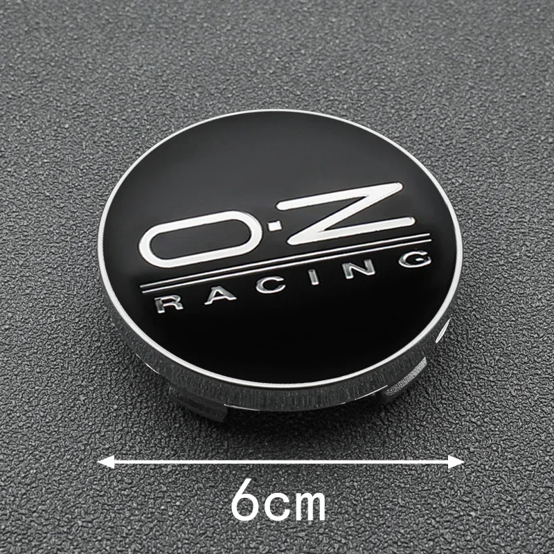 4pcs 60mm Car Styling OZ Racing O.Z Logo Car Wheel Hub Center Caps Sticker Rim Cover Decoration Badge Emblem Auto Accessories