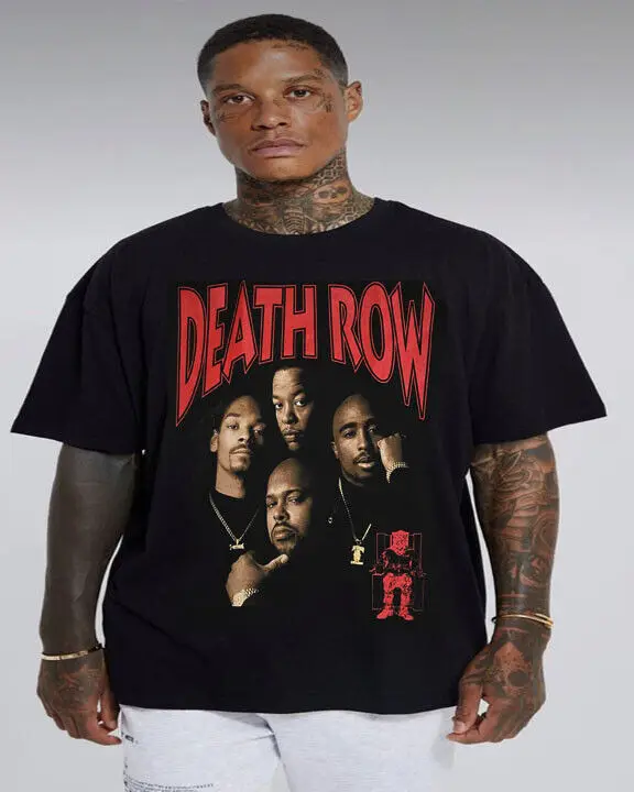 

DEATH ROW RAP HIP HOP T SHIRTS MEN'S SIZES