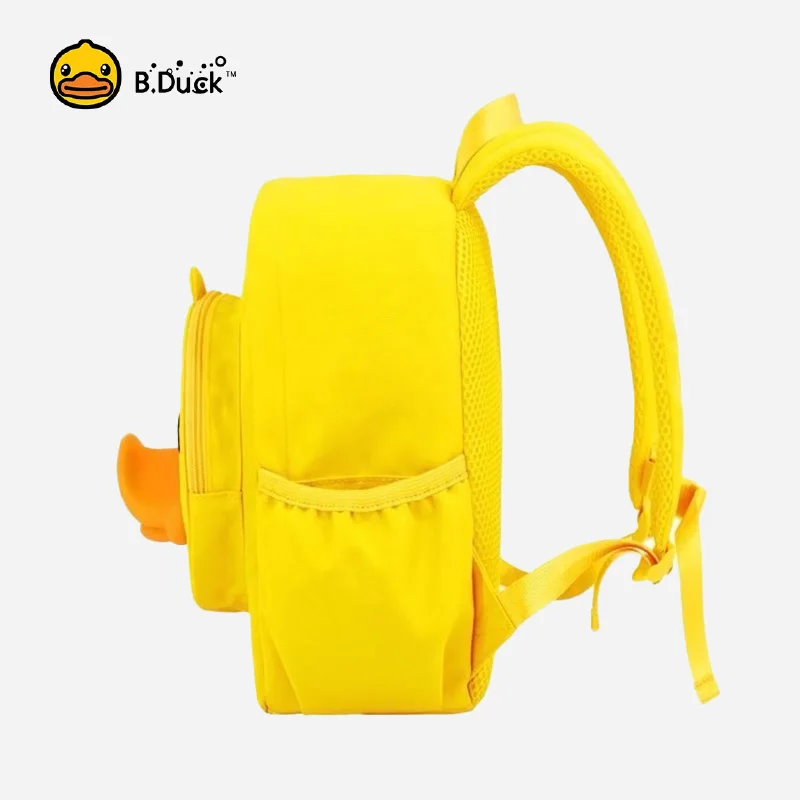 B.Duck Kid zaino Cartoon Duck Fuuny Waterproof Toddler Bookbag Daypack per l'asilo