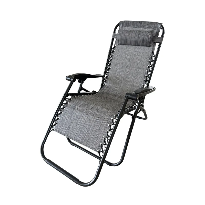 التخييم في الهواء الطلق وكرسي الشاطئ مكتب الغداء كرسي بدون جاذبية قابل للطي لكبار السن لاستخدام الشرفة أو المستودعات #3