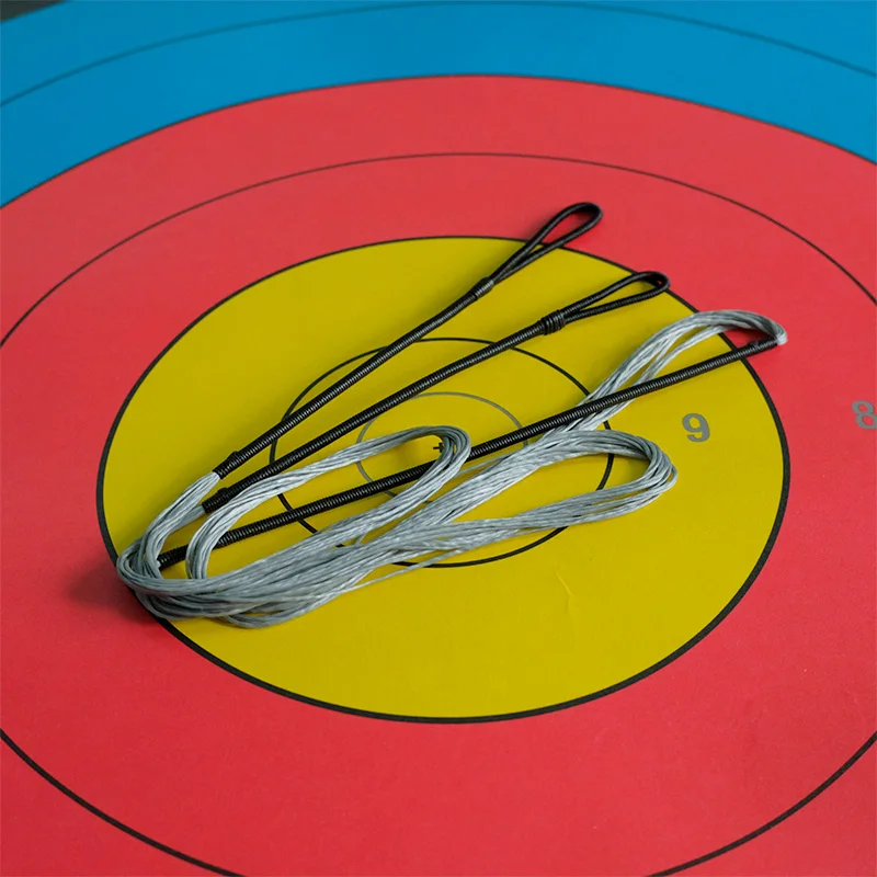 DeeRace Archery Accessory Bow String Silver Dacron Material AMO 48