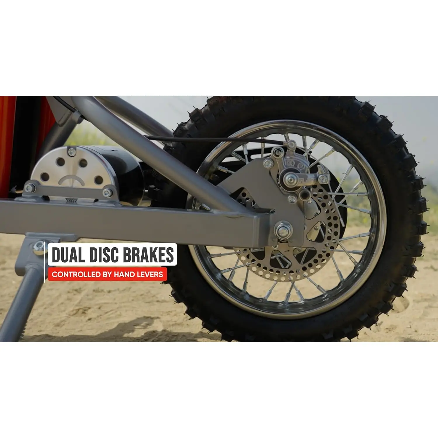 MX500 Dirt Rocket Bike Electric Ride-On for Teens Ages 14+, 175 Pounds Max Weight, Red – 36-Volt Battery, up to 15, Customized