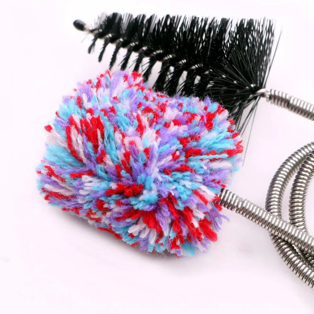 Double-End Saxophone Cleaning Brush Flexible Multipurpose Instrument Cleaner for Sax Neck Tube Mouthpiece Maintenance Tool