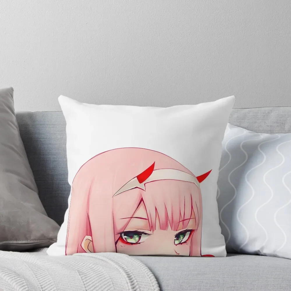 

ZERO TWO PEEK, darling in the franx Throw Pillow home decor items ornamental pillows for living room