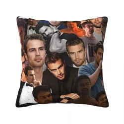 theo james photo collage Throw Pillow luxury decor Bed pillowcases Luxury Pillow Cover pillows decor home