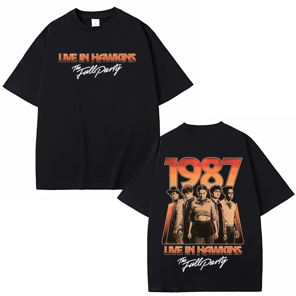 

Eddie Munson The Demogorgon Printed T-shirt 2026 Men's Women's Summer Casual Cotton Y2K T-shirt Luxury Retro Fashion T-shirt