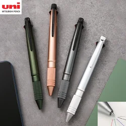 UNI 5 in1 Multi-Function Stationery Ballpoint Pen+Mechanical Pencil 0.5/0.7/0.38MM Replaceable Core Quick Drying School Supplies