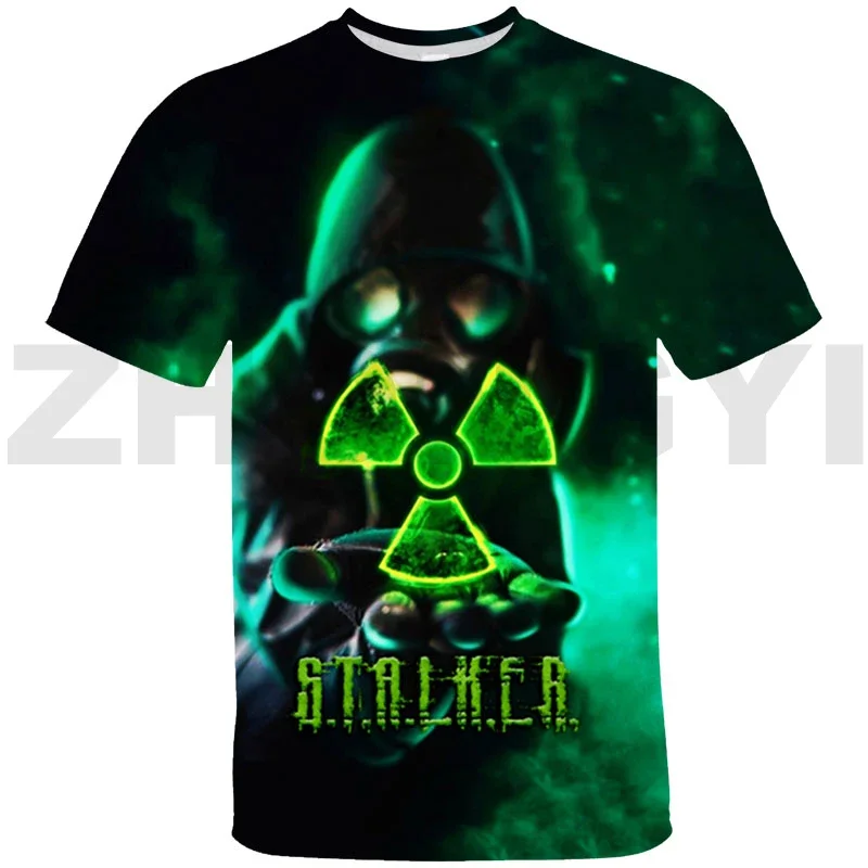 Family Game S.T.A.L.K.E.R. 2 Heart of 3D T-shirt Shooting War Stalker 2 Anime Women Oversized T Shirt Daily Men Kids Lounge Wear