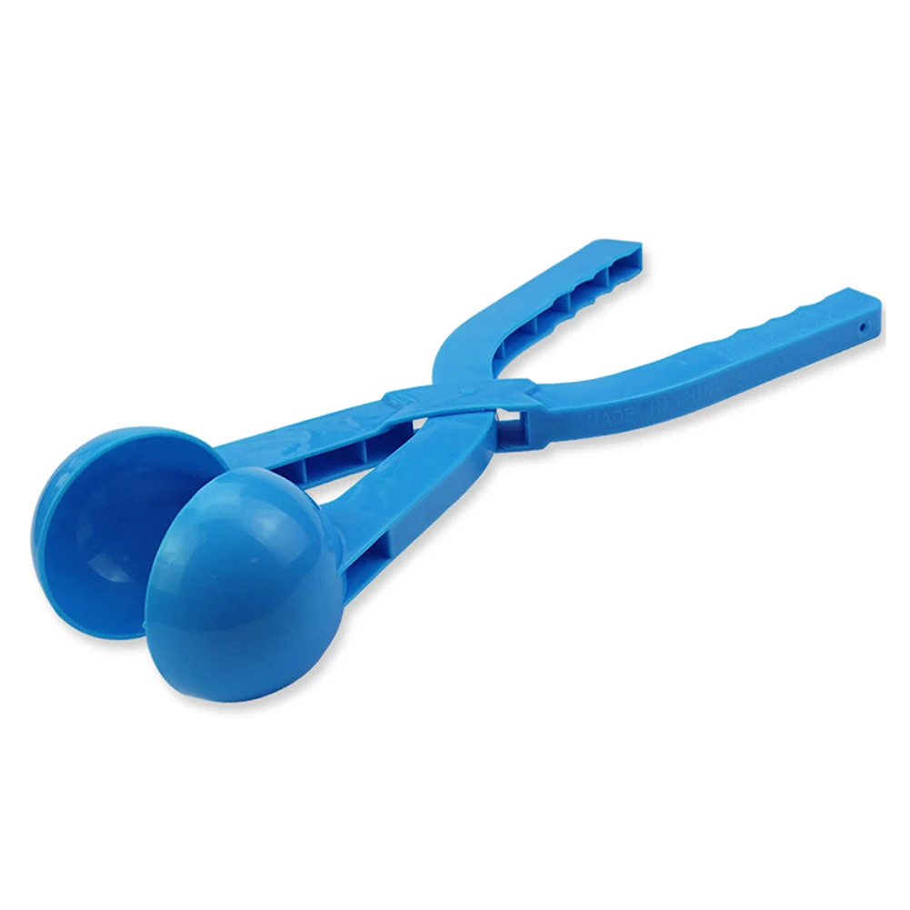 مشبك كرة الثلج ثلاثي الأبعاد على شكل دائري للأطفال في الهواء الطلق أداة قالب رمل الثلج الشتوية البلاستيكية لمحاربة كرة الثلج والرياضات الممتعة في الهواء الطلق