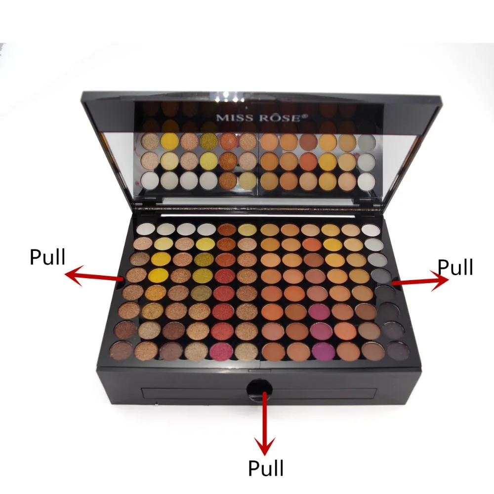 New 180 Colors Makeup Palette Eyeshadow Powder Blush Lip Stick Cosmetics Kit Eye Primer Luminous Eye shadow Palette Make Up Set