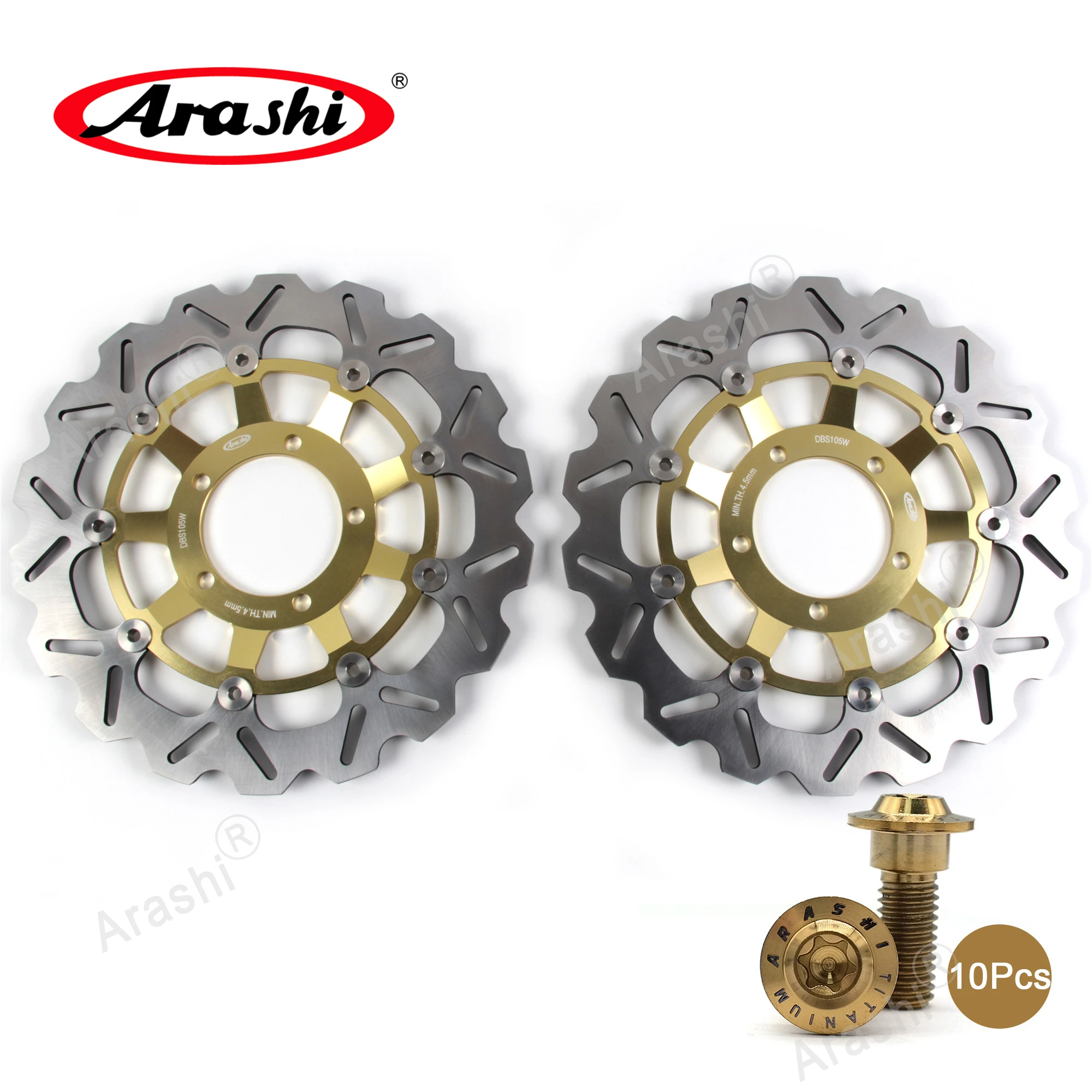 ARASHI For TRIUMPH DAYTONA 675 2006 - 2016 2007 2008 2009 2010 CNC Front Brake Rotors Brake Disc DAYTONA 675 R 2010 2011 2012