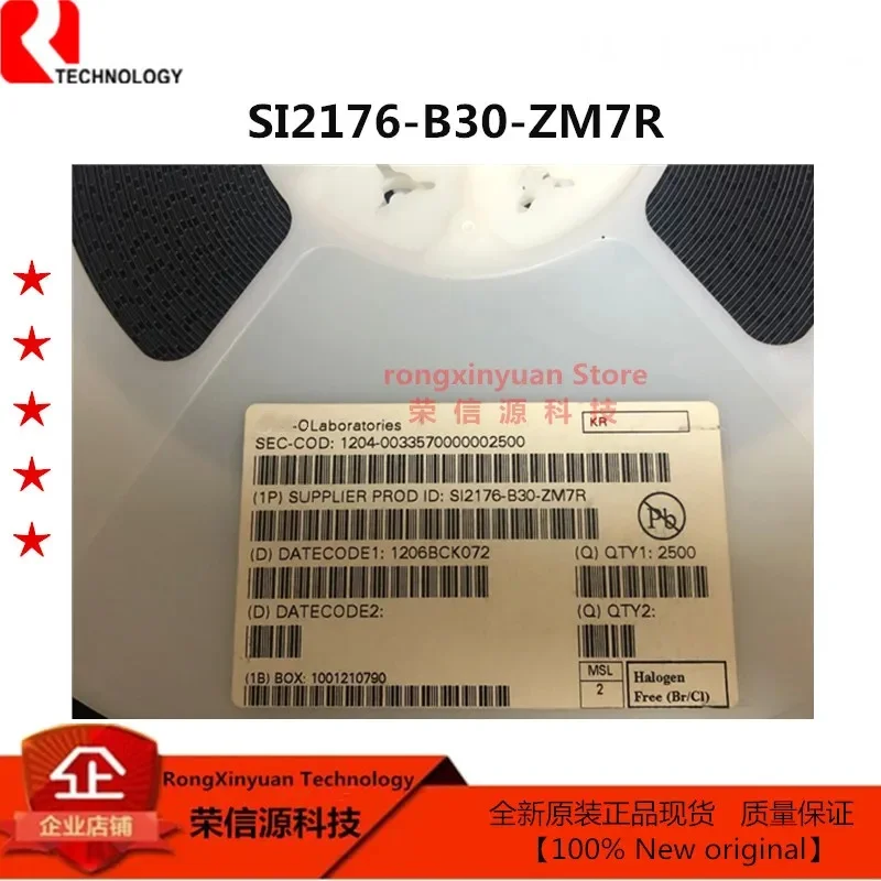 1-5Pcs/lot SI2176-B30-ZM7R SI2176-B30 SI2176 SI2176-B30-ZM7 Marking: SESI71 SES171  100% New original