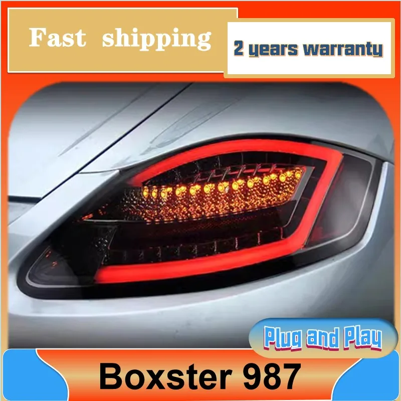 

Car Styling for Porsche Boxster Taill Light 2004-2008 987 Taillight Rear DRL Fog Brake Turn Signal Reversing