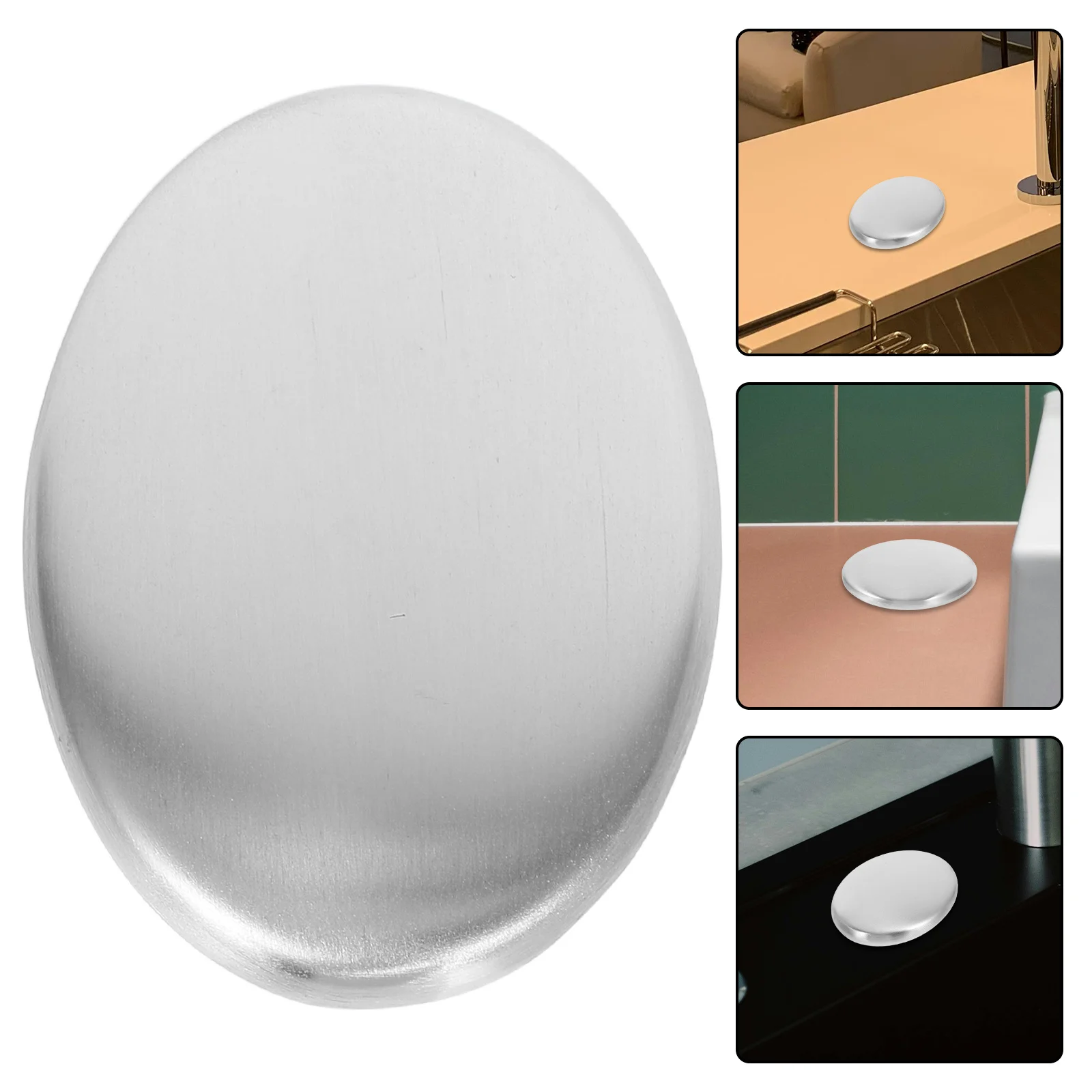 

3Pcs Stainless Steel Soap Deodorizing Bar Odor Absorber Kitchen Hand Cleaner Smell Remover for Cooking Stainless Steel Soap