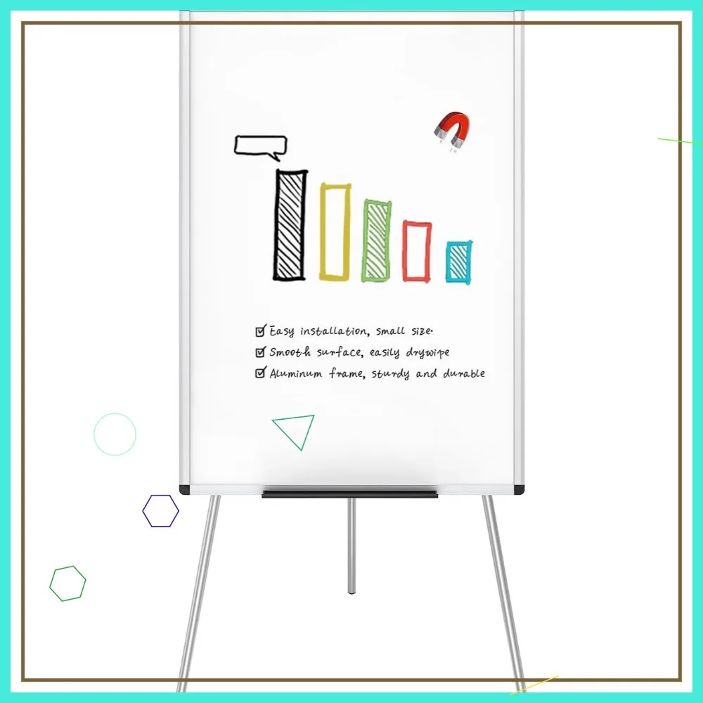 

Магнитная портативная доска-флипчарт на треноге, 24 дюйма (ширина) x 36 дюймов (длина), для офиса и дома