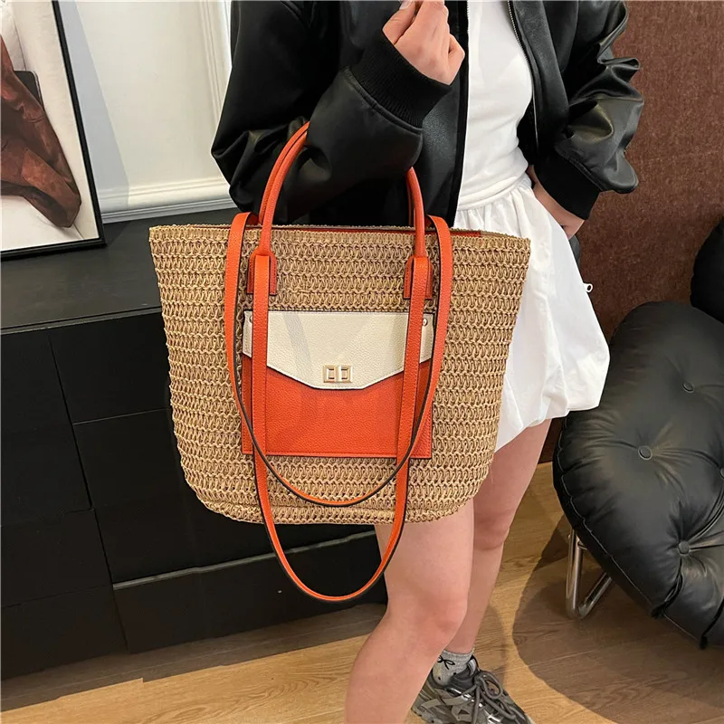 2025 New Luxury Design Handbag for Women, A Woven Single-shoulder Women's Crossbody Tote Bag with A Sense of Sophistication