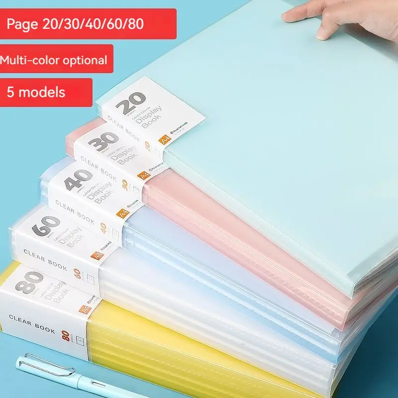New  20 30 40 60 80 Pages A4 Size Piano Music Score Sheet Document File Folder Storage Organizer Pp Frosted Folder Office Folder