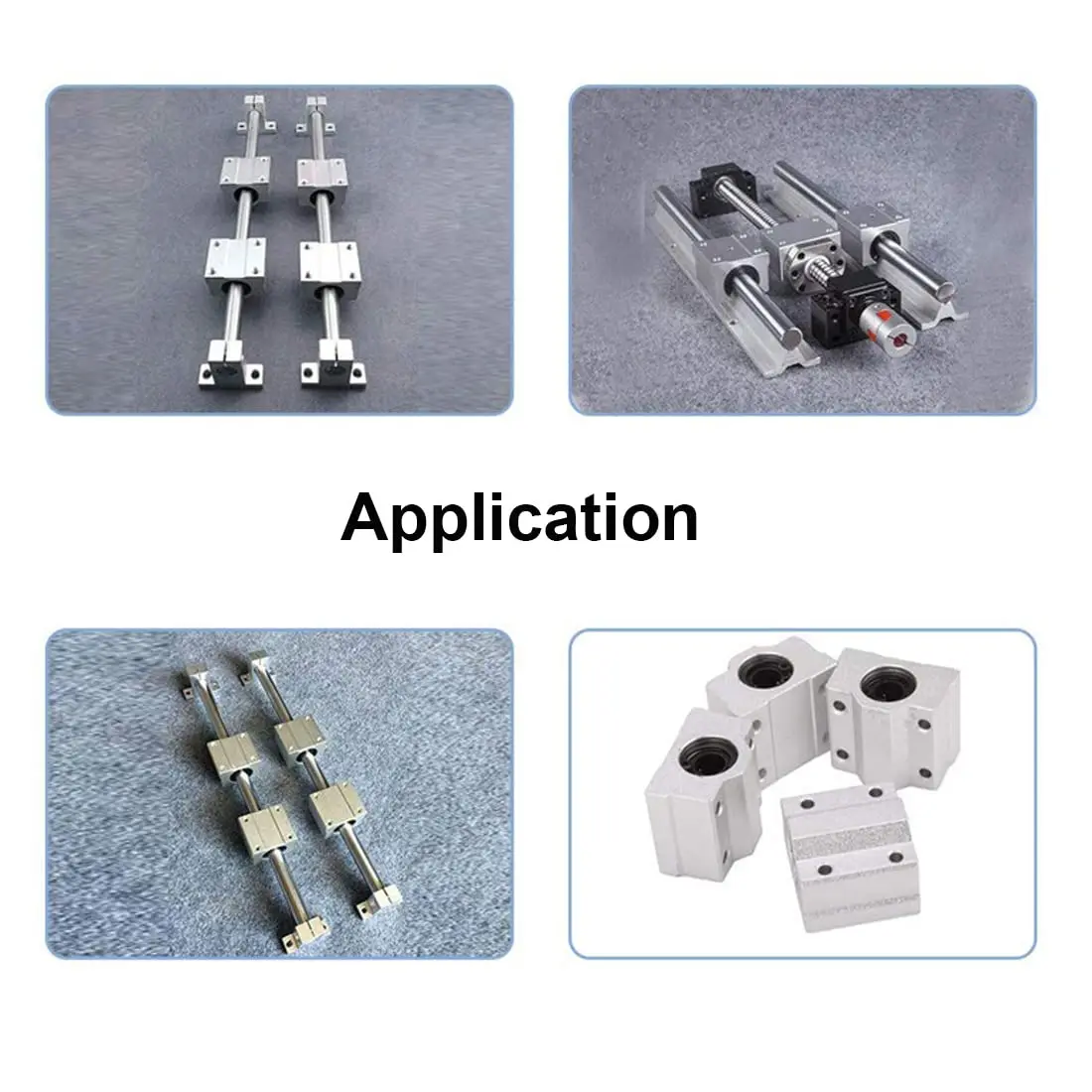 4 Stücke Linear Motion Kugellager Gleitblock Buchse SC6UU SCS8UU SC10UU SC12UU SC16UU für Linear Guild Schienenwelle CNC 3D Drucker – Detail 6