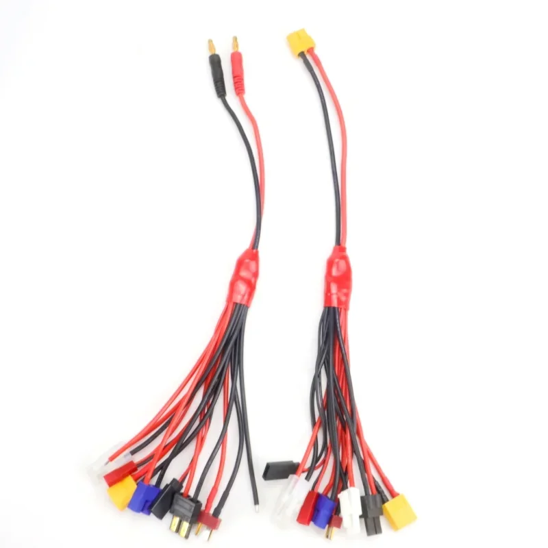 Kabel do akumulatorów Imax B6 B6AC Ładowarka RC Adapter Złącze Ładowarka 8 w 1 XT60 TRX Tamiya Lipo do samochodów RC i dronów