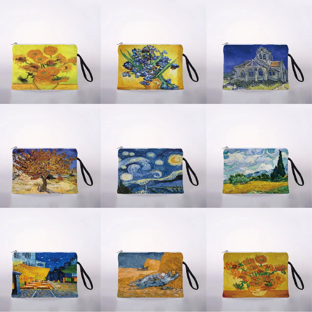 

Van Gogh Oil Painting Printed Women's Cosmetic Bag Cute Leisure Travel Portable Storage Handbag Cosmetic Bag Toiletry Bag