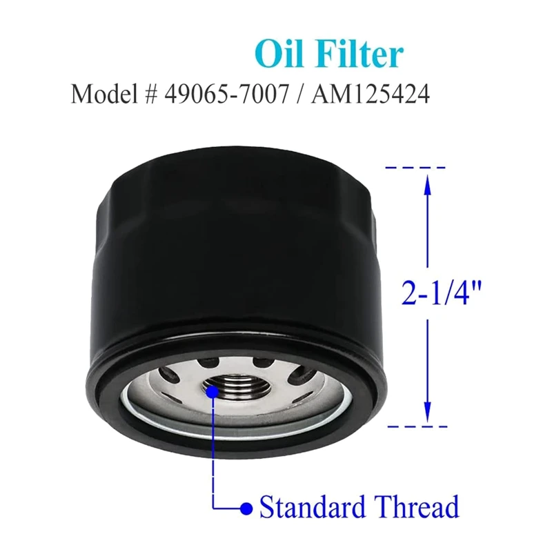 Zestaw do regulacji ciągnika kosiarki Kawasaki FR651V FR730V FS481V, wymień 49065-7007 filtr oleju 11013-7047 filtr powietrza