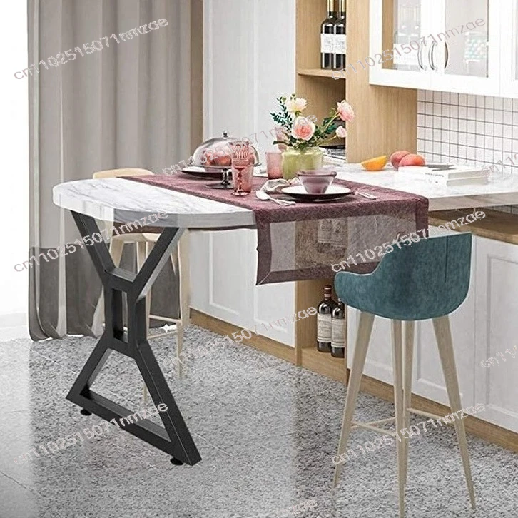 ‌Modern Wrought Iron Table Legs - Simple Desk Bracket Hardware Accessories