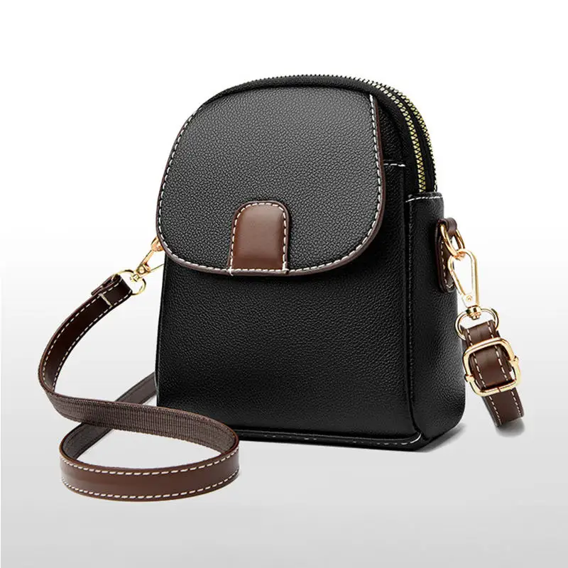 

PU Leather Phone Bag Fashionable Crossbody Small Bag Casual Women's Bag Multifunctional Coin Purse