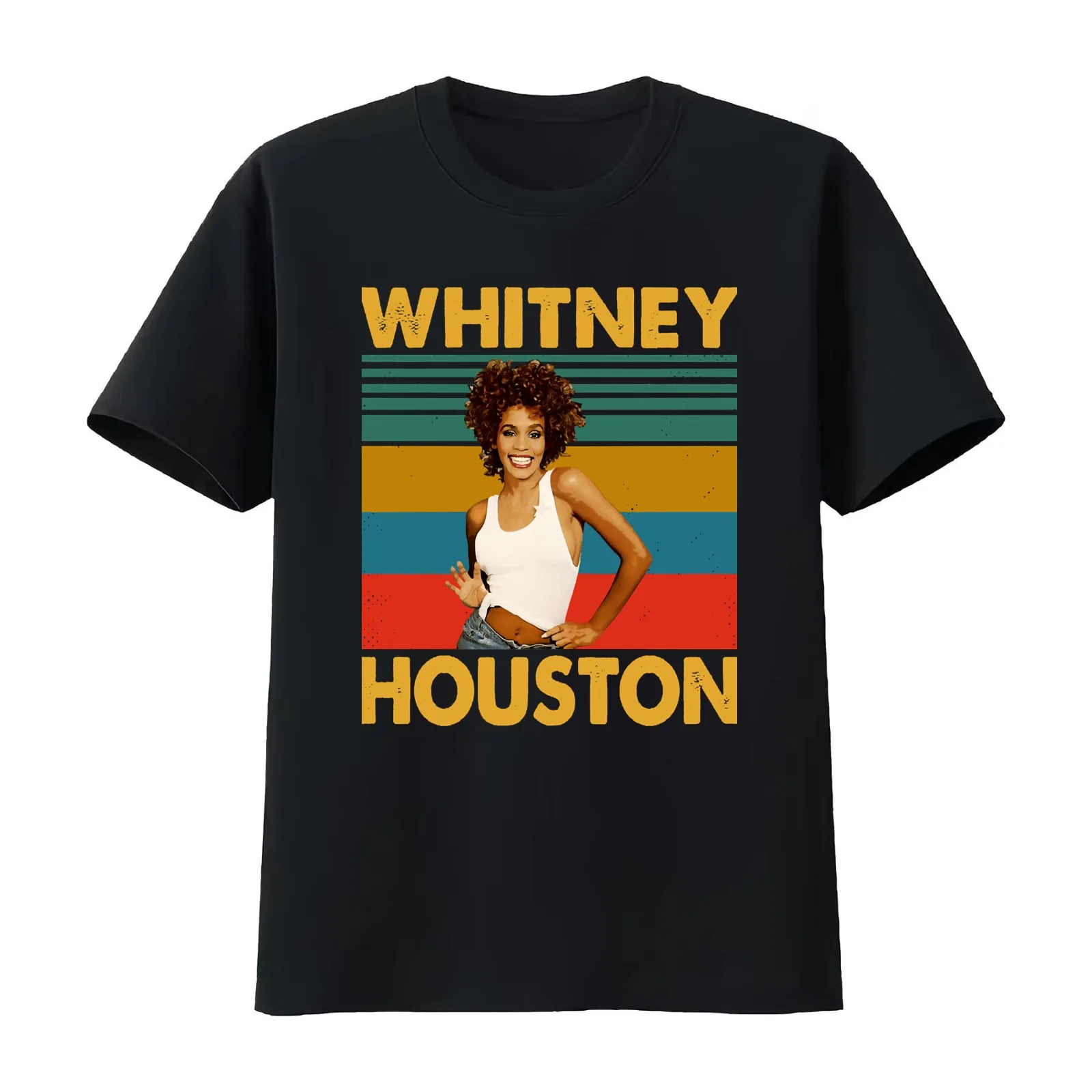 Gift Whitney For Fans T-Shirt Summer Casual Cotton Tee Oversized Streetwear Tops Vintage Graphic Print Unisex Men Women