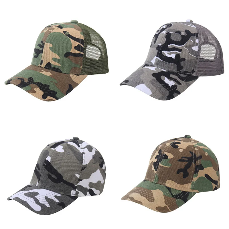 Children's Camouflage Baseball Cap Outdoor Sun Protection Vi