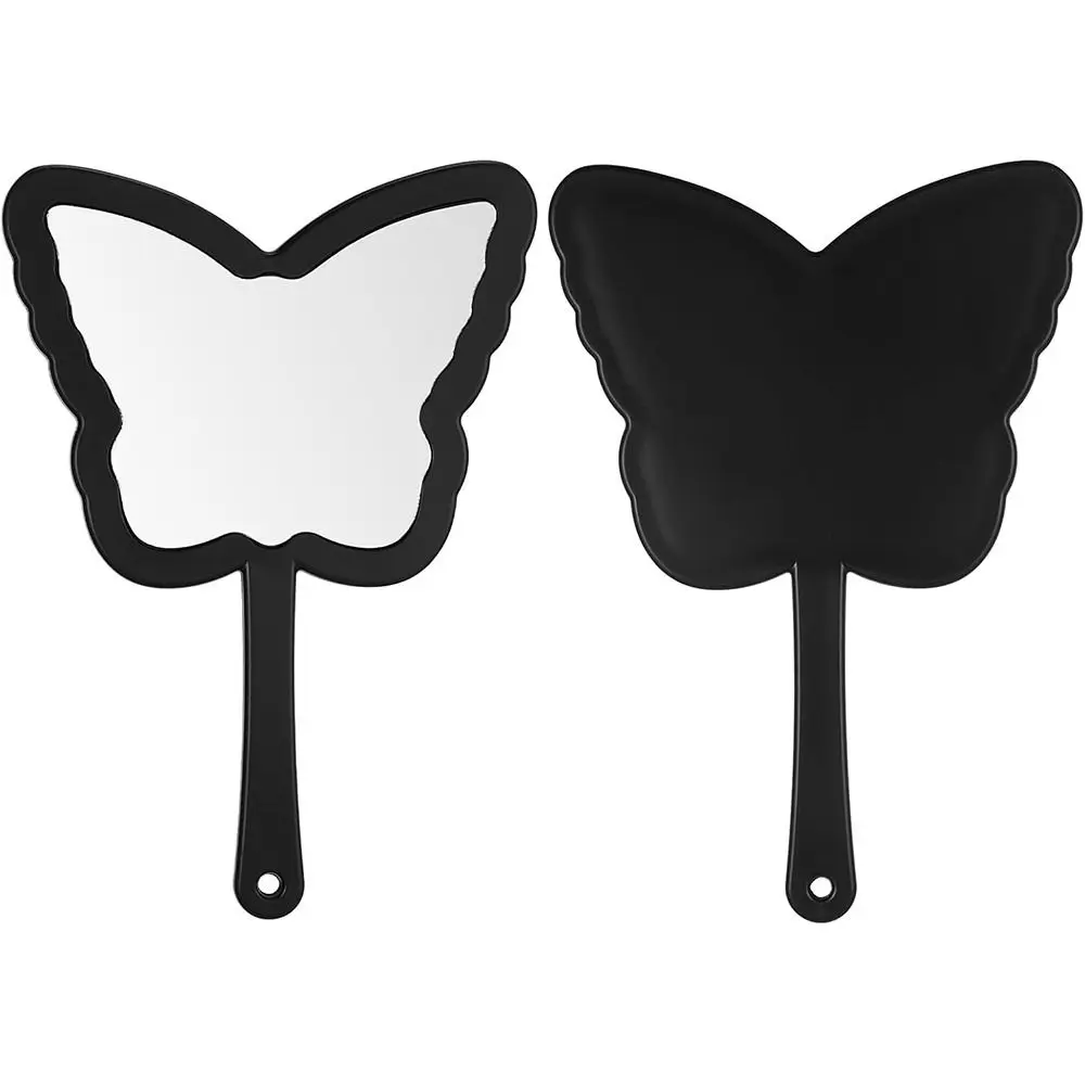 with Handle Butterfly Shaped Handheld Mirrors Butterfly Eye Catching Design Cosmetic Hand Mirror Reliable and Durable