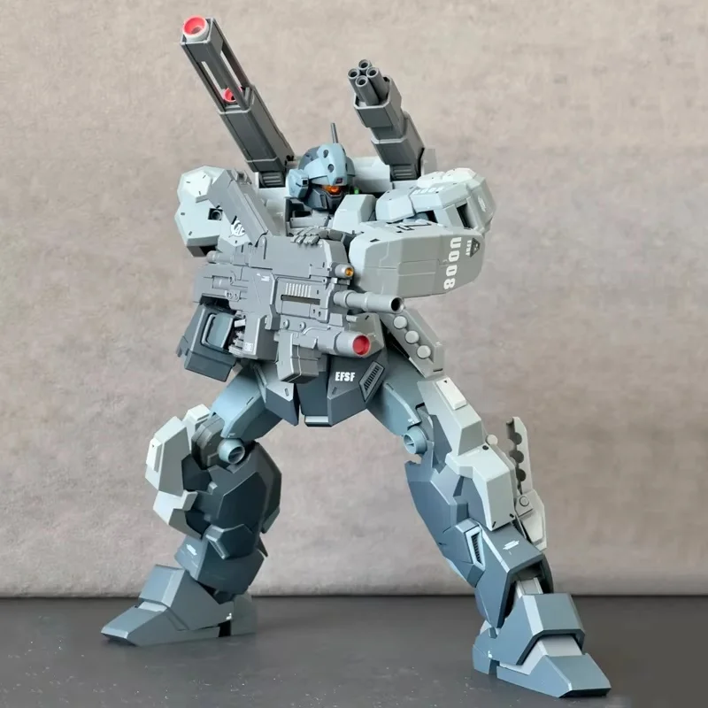 J2 Jesta Cannon HG 1/144 Kit Modello Mech da Assemblare, Action Figure, Giocattolo per Ragazzi, Decorazione da Scrivania, Bambola con Adesivi ad Acqua, da Collezione