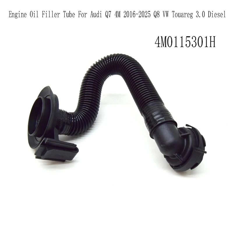 Super Sale 4M0115301H Engine Oil Filler Tube Cooling Hose for Audi Q7 4M 2016-2025 Q8 VW Touareg 3.0 Diesel