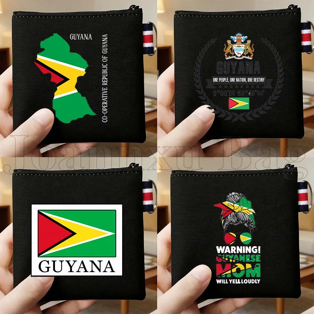 

Карта Гайаны, флаг Гайаны, патриотические подарки, холщовые сумки, кошельки для ключей и монет, маленькие квадратные хлопковые сумки, чехлы для хранения карт, держатели для кошельков, мешочки