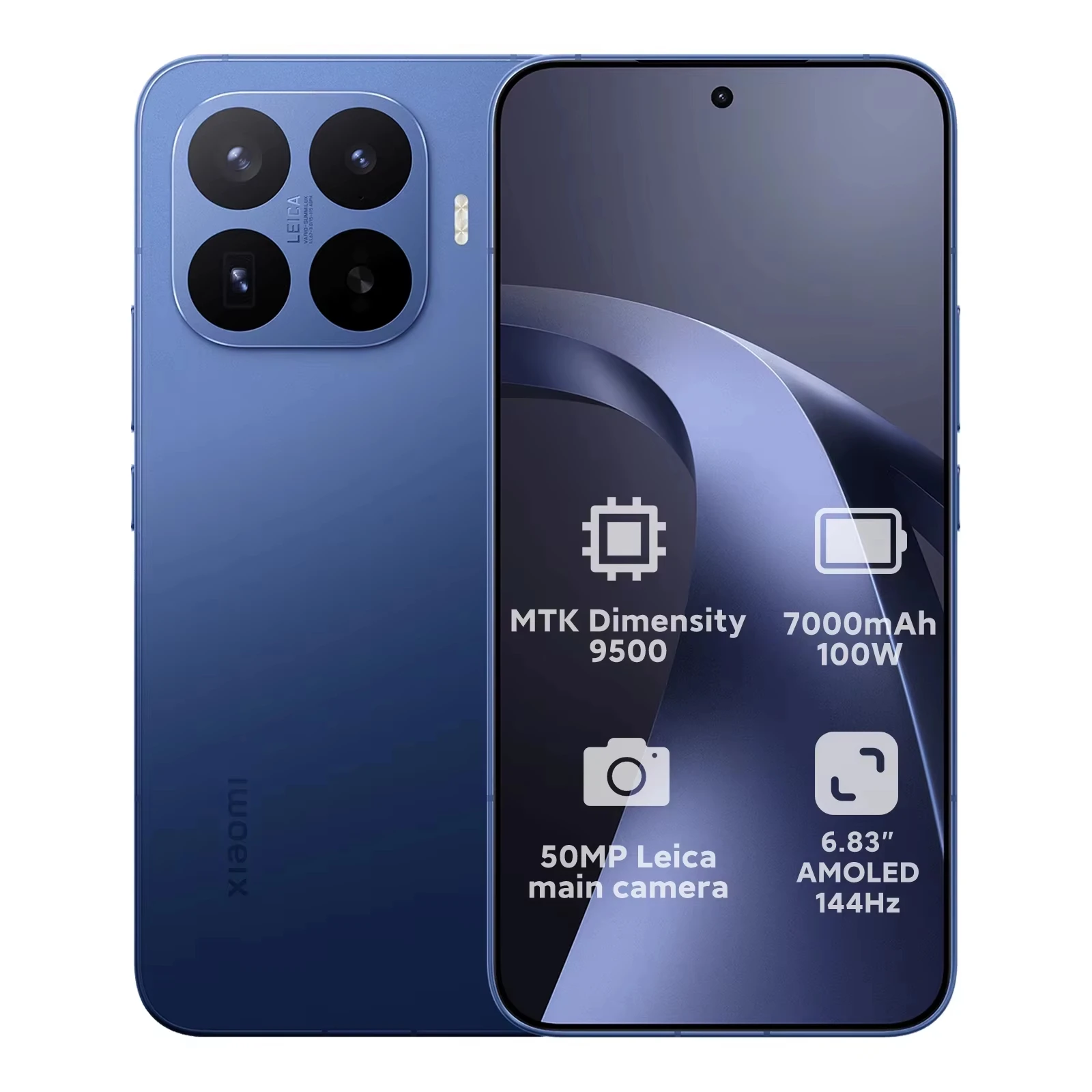 Teléfono Inteligente Xiaomi 17T Pro 5G NFC con Batería de 7000 mAh, Carga Rápida, Procesador MediaTek Dimensity 9500, Carga Rápida Xiaomi, Cámara de 50MP con OIS, Pantalla AMOLED de 6.83 Pulgadas y 144 Hz 4