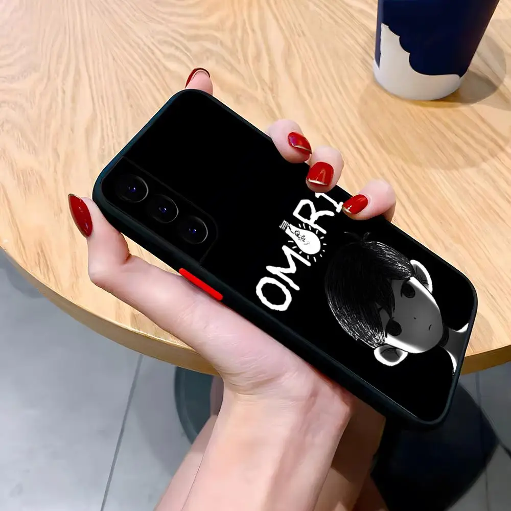 لهب الساخن أوموري آر بي جي لعبة قضية الهاتف لسامسونج S25 S22 S24 S23 S21 FE زائد الترا الجلد يشعر الوفير