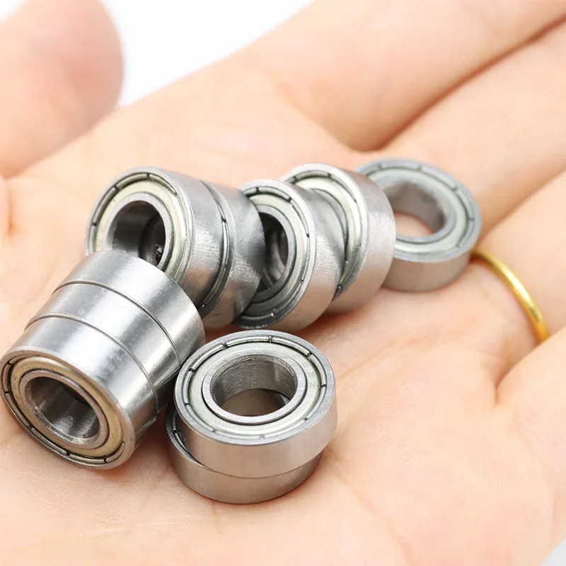 10 Stück Miniaturkugellager 3x7x3 3x8x4 4x8x3 5x8x2 5x10x4 8x22x7 608zz 2Z für Fahrrad RC Auto Spielzeug Hochgeschwindigkeitsstille kleine Lager