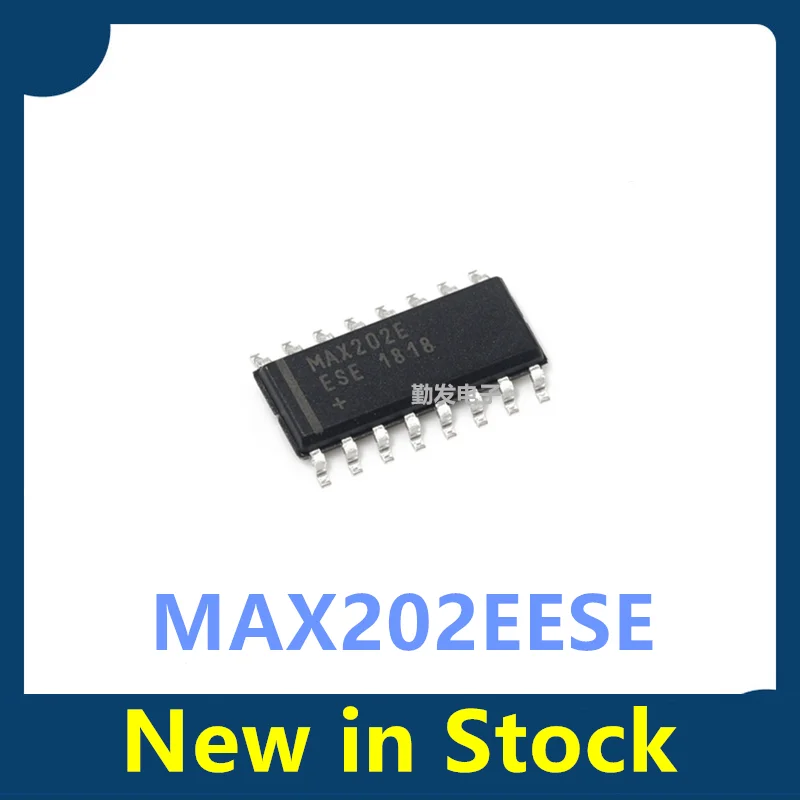 10PCS MAX202EESE MAX202E SOP-16 RS-232 transceiver driver – brand new, genuine