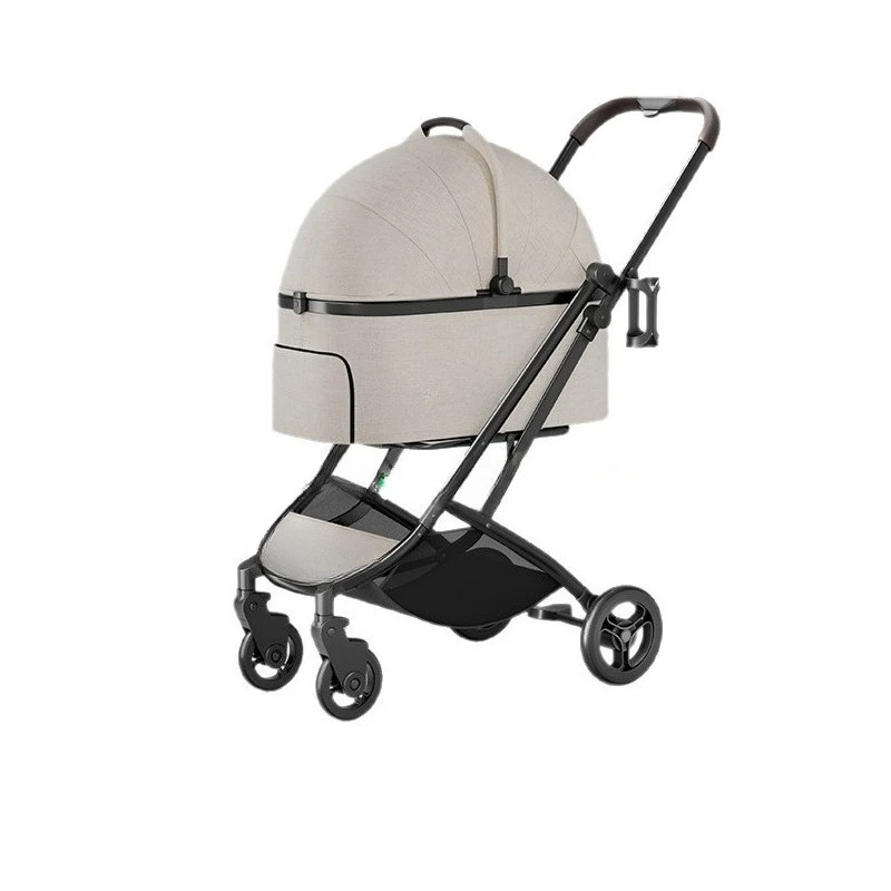 

Pet Cat Cart Walking Dog Out Artifact Basket Separation Foldable Small Dog Cart
