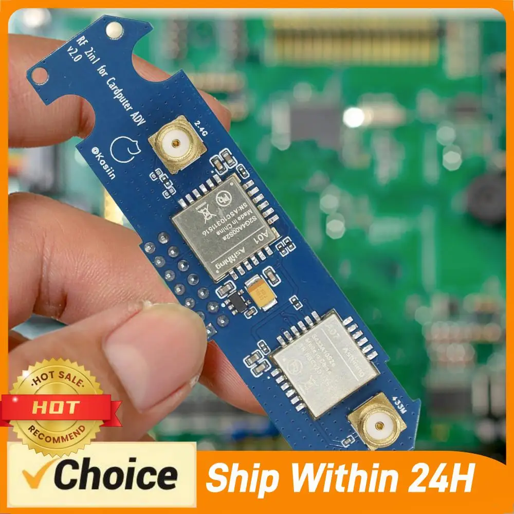 

For M5stack Cardputer ADV 2 In 1 RF Module NRF24& CC1101 Dual-Bands Board Enhanced Antenna Stability Tool