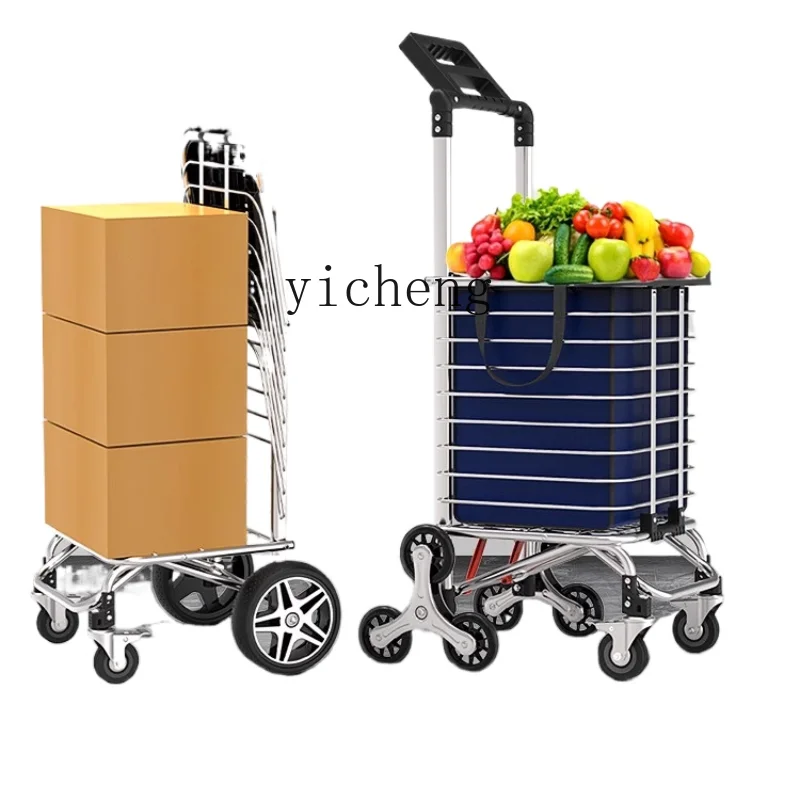 

ZK Shopping Portable Trolley Portable Shopping Trolley Home Trolley Shopping for the Elderly