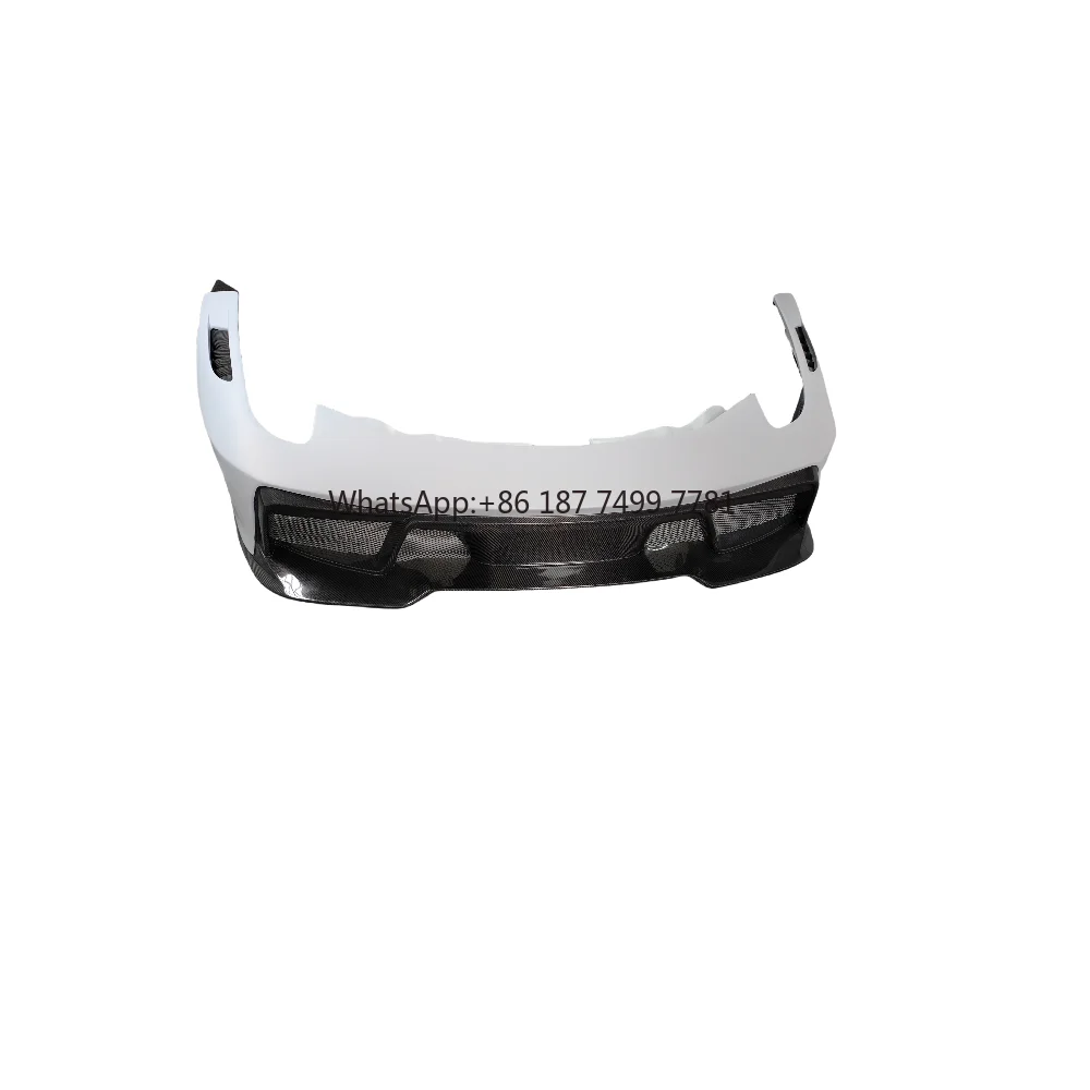 

Used for Modifying the V-shaped Semi Carbon Fiber Front Bumper Body Kit of . 458